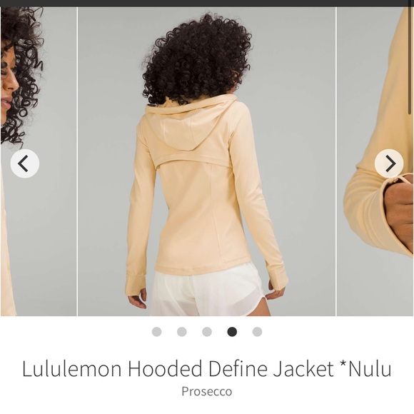 Lululemon Hooded Define Jacket *Nulu Prosecco Sz 6 - Picture 4 of 10